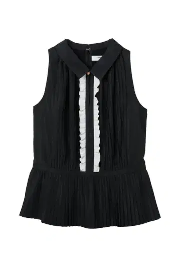 herlipto Manon Pleated Peplum Top