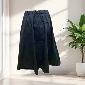 Dickies 블랙 플레어 스커트 허리밴딩