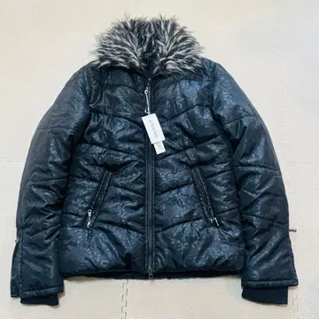 Y2K semantic design fakefur down jacket