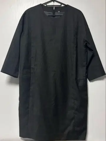 새상품급 MUJI 차콜 그레이 코쿤 원피스 M