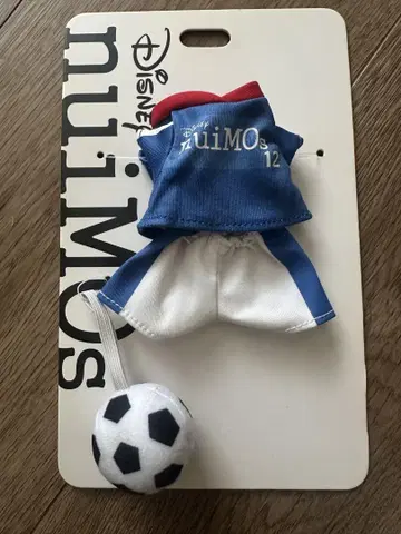 새상품! 디즈니 nuiMOs 봉제 인형 코스튬 축구 의상