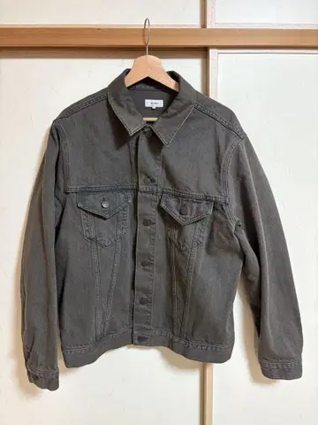BEAMS 빈티지풍 데님 자켓