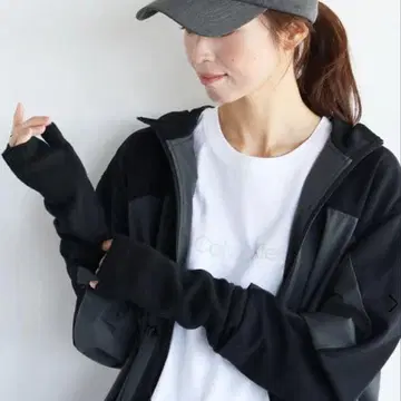 야마다야 새상품 스콧 클럽 계열 니트 암워머 블랙 암커버