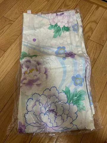 꽃무늬 유카타 단독 (클리닝 완료)