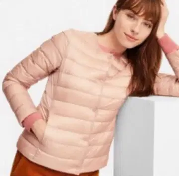 새상품 UNIQLO 울트라 라이트 다운 컴팩트 자켓 핑크 M