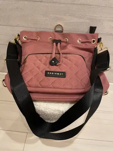 ROBINMAY 2WAY 백팩 숄더백 핑크