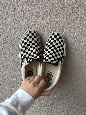 Vans 체커 패턴 슬립온