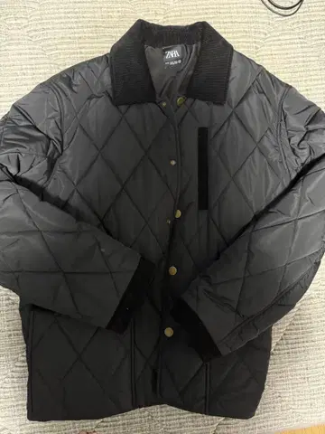 ZARA 블랙 퀼팅 자켓