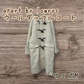 apart by lowrys 울 더플 코트 아이보리 M