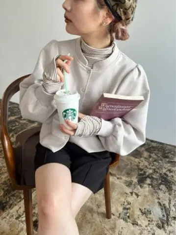 주멜로 본딩 가디건