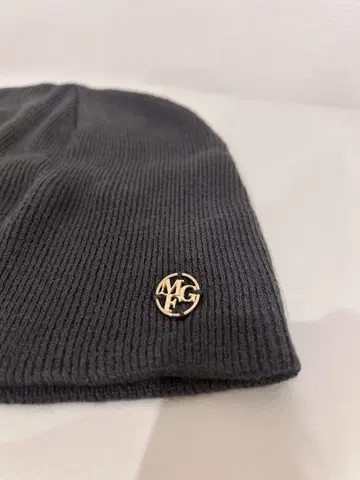 Marithe Francois Girbaud 비니 니트 모자 그레이