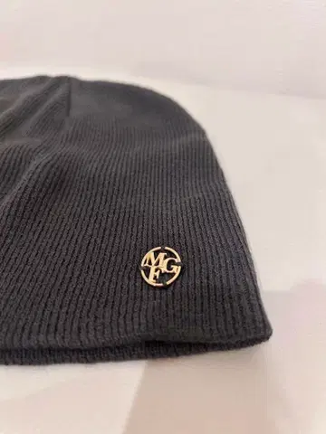 Marithe Francois Girbaud 비니 니트 모자 그레이