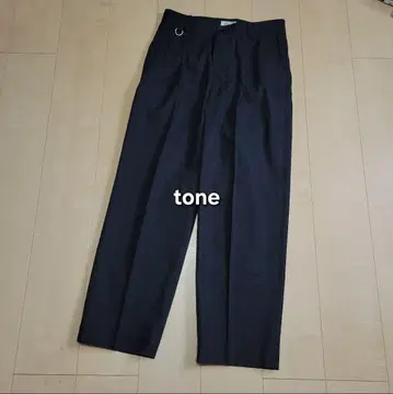 tone 2 플리츠 턱 트라우저 와이드 팬츠