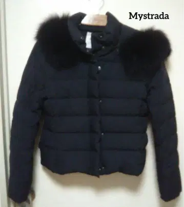 Mystrada 블랙 다운 자켓