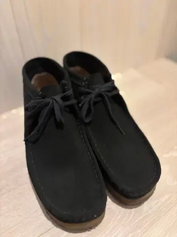 Clarks 클락스 스웨이드 블랙 스니커즈 UK 9G