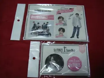 SixTONES 1st Snow Man 쿄모토 타이가*스티커 캔뱃지