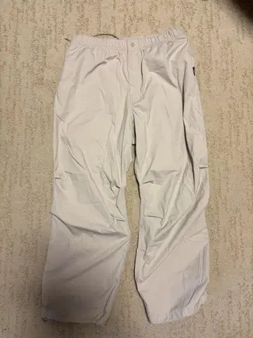 화이트 나일론 팬츠 XL
