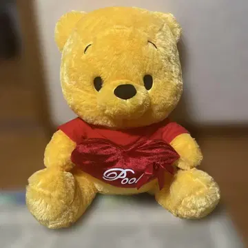 푸우 점보 봉제 인형 푸우 하트 소지 점보 봉제 인형