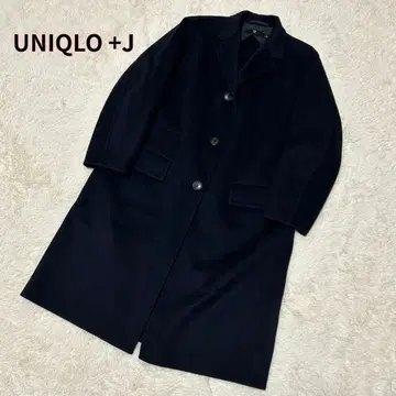 유니클로 UNIQLO +J 캐시미어 체스터 코트 롱 미야자와 리에 L