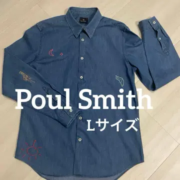 [ 새상품급 ] Poul Smith 폴스미스 데님 셔츠 L 사이즈