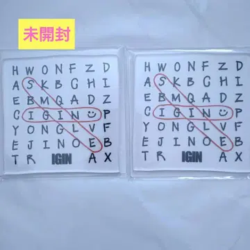 IGIN POPUP 코스터 2개 세트 미개봉
