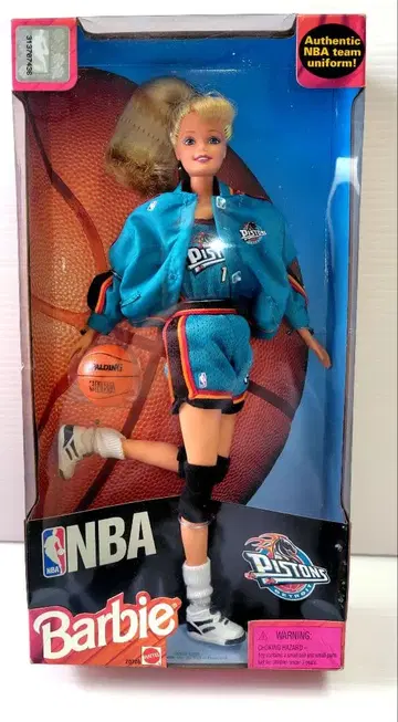 빈티지 90년 MATTEL사제 NBA 바비 콜라보 PISTONS