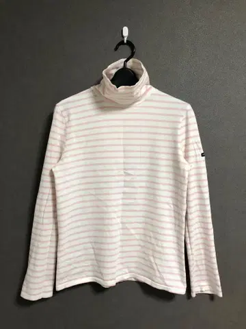 레어 SAINT JAMES 보더 터틀넥 티셔츠 프랑스제