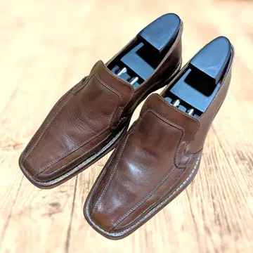 [ 이태리제/Y2K ] BKT 스퀘어토 슬립온 로퍼 25.5cm