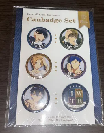 Free! ES 캔뱃지 세트 이와토비