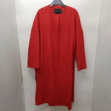 3270 yori 빨간색 롱 코트