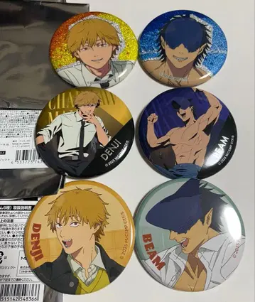 체인소 맨 레제편 글리터 캔뱃지 빔 덴지 카페