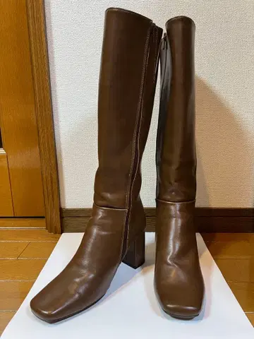 롱 부츠 브라운 24.0~24.5cm