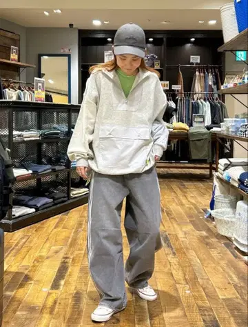새상품급 Niko and - 인기 스태프 프로듀스 라인 데님 팬츠