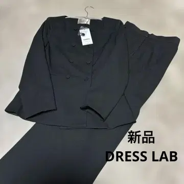 새상품 DRESS LAB 드레스라보 팬츠 수트 M 블랙 셋업