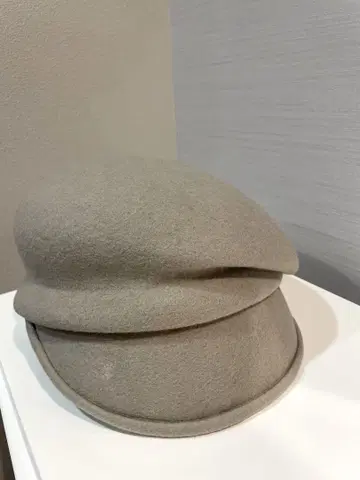 베이지 울 헌팅 캡 일본제