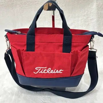 새상품급 Titleist 타이틀리스트 2way 빨간색 토트백