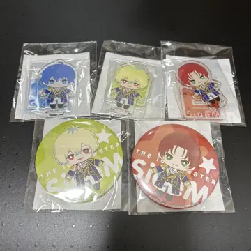 세가 럭키 쿠지 SideM 아크릴 스탠드 캔뱃지 히데토 토토토