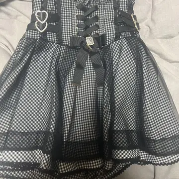 [ 정품 ] 리즈리사 레이스업 코르셋 라이크 치마바지