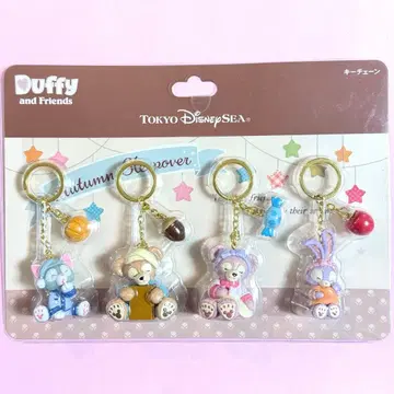 새상품 디즈니씨 더피 가을 오버 슬리핑 키링