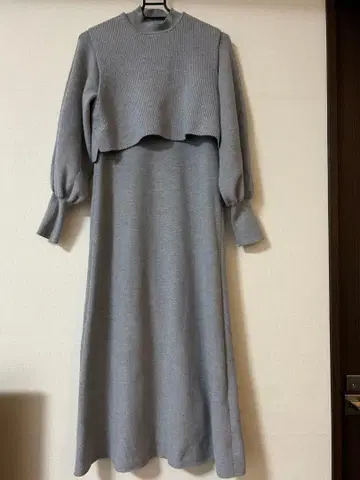 [ ANAYI ] 메리노울 앙상블 니트 원피스