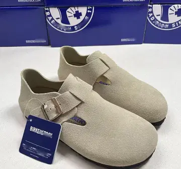 BIRKENSTOCK 런던 사보 샌들 베이지 37