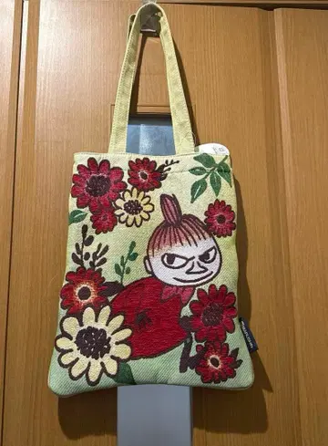 레어 택 포함 MOOMIN 리틀 미이 고블랑 직조풍 토트백
