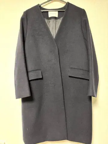 UNITED ARROWS 네이비 롱 코트