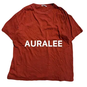 AURALEE T셔츠 4 오라리 감색 Tee