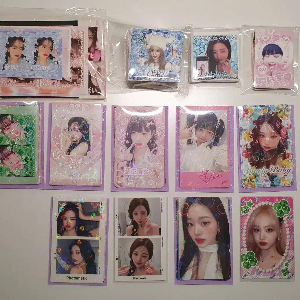 Ive Papa Johns 5 photocards set + unofficial goods bulk