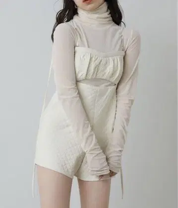 chico 퀼팅 베어 콤비네존