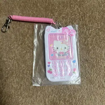 헬로키티 폴더폰 모양 카드 케이스