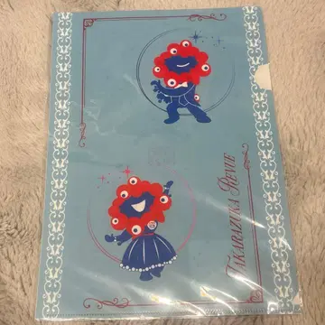 만박 미야쿠미야쿠 타카라즈카 콜라보 클리어 파일 A4 블루