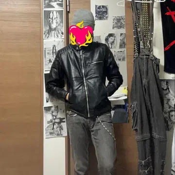 archive 가죽 자켓 vkei lgb fuga goa