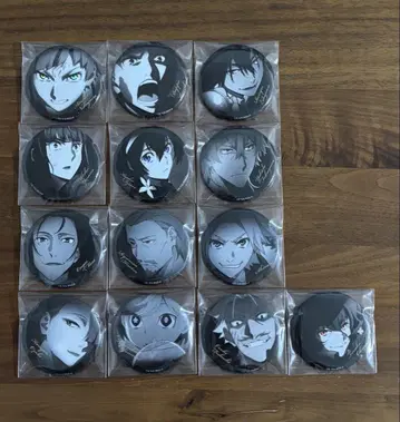 문호 스트레이독스 시크릿 흑백 캔뱃지